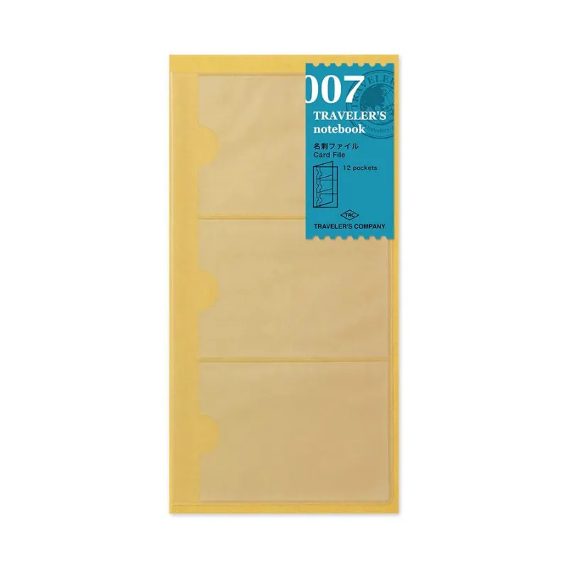 007 Card File | Traveler's Notebook Regular Refill