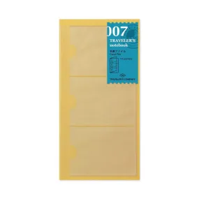 007 Card File | Traveler's Notebook Regular Refill
