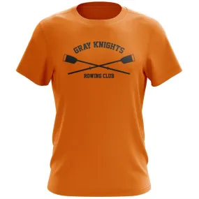 100% Cotton Gray Knights Rowing Club Men's Team Spirit T-Shirt