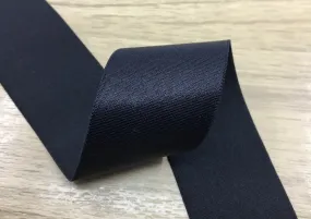 1.5 inch (40mm) Wide Satin Black Elastic Band