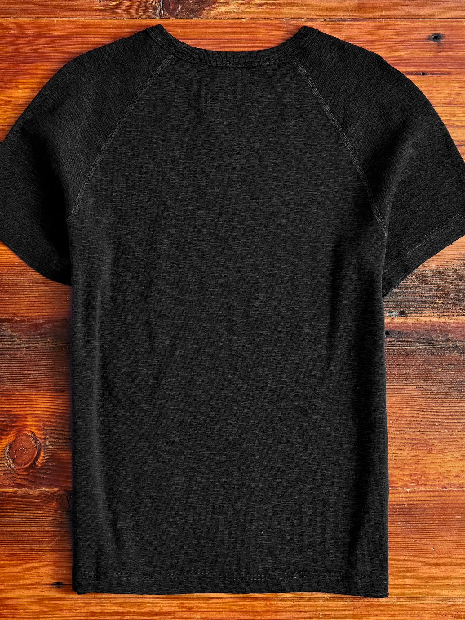 1x1 Slub T-Shirt in Black