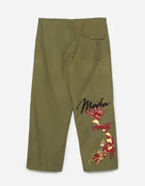 5246 Tour Dragon Map Loose Snopants Olive OG-107F