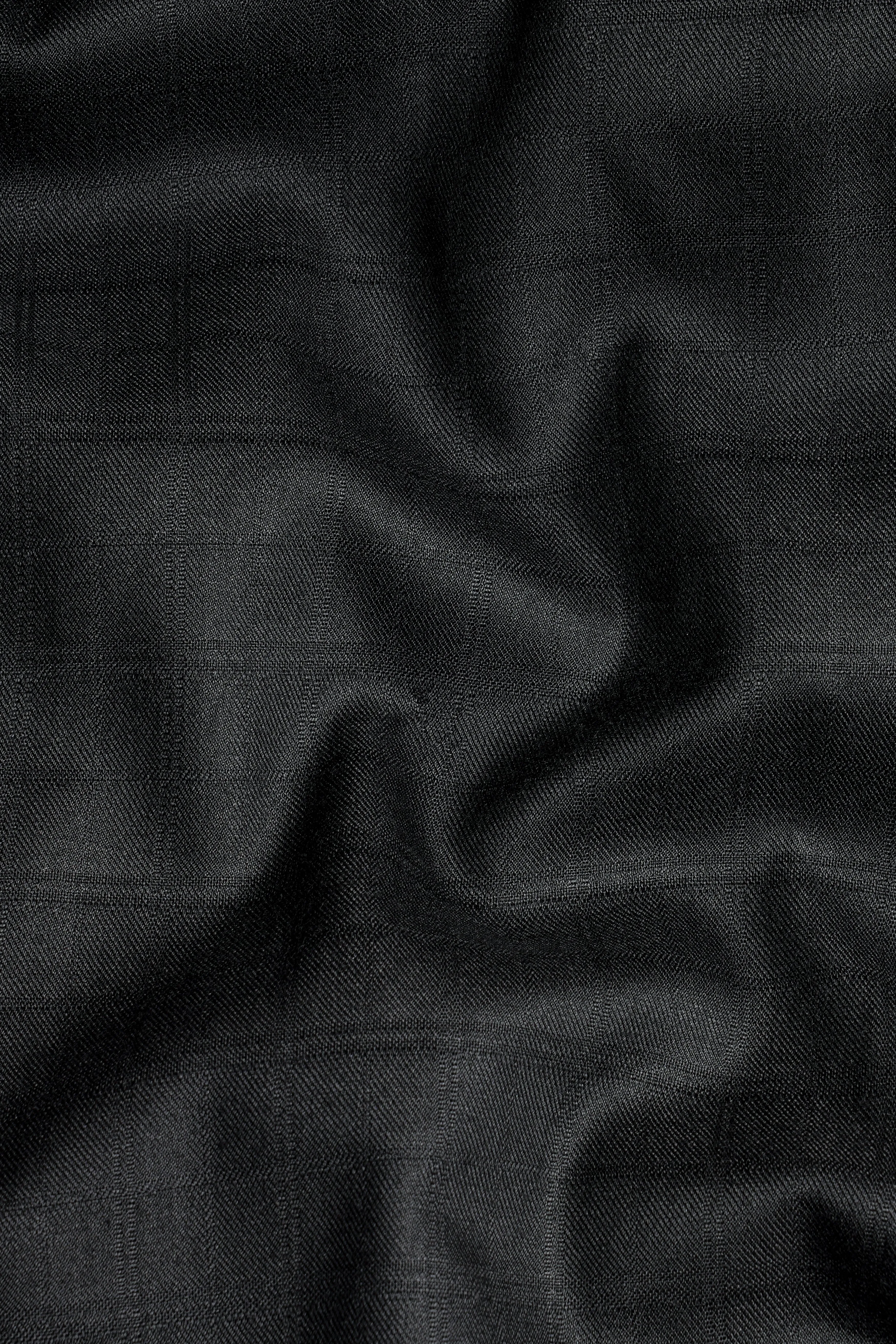 Abbey Gray Subtle Checkered Wool Rich Suit