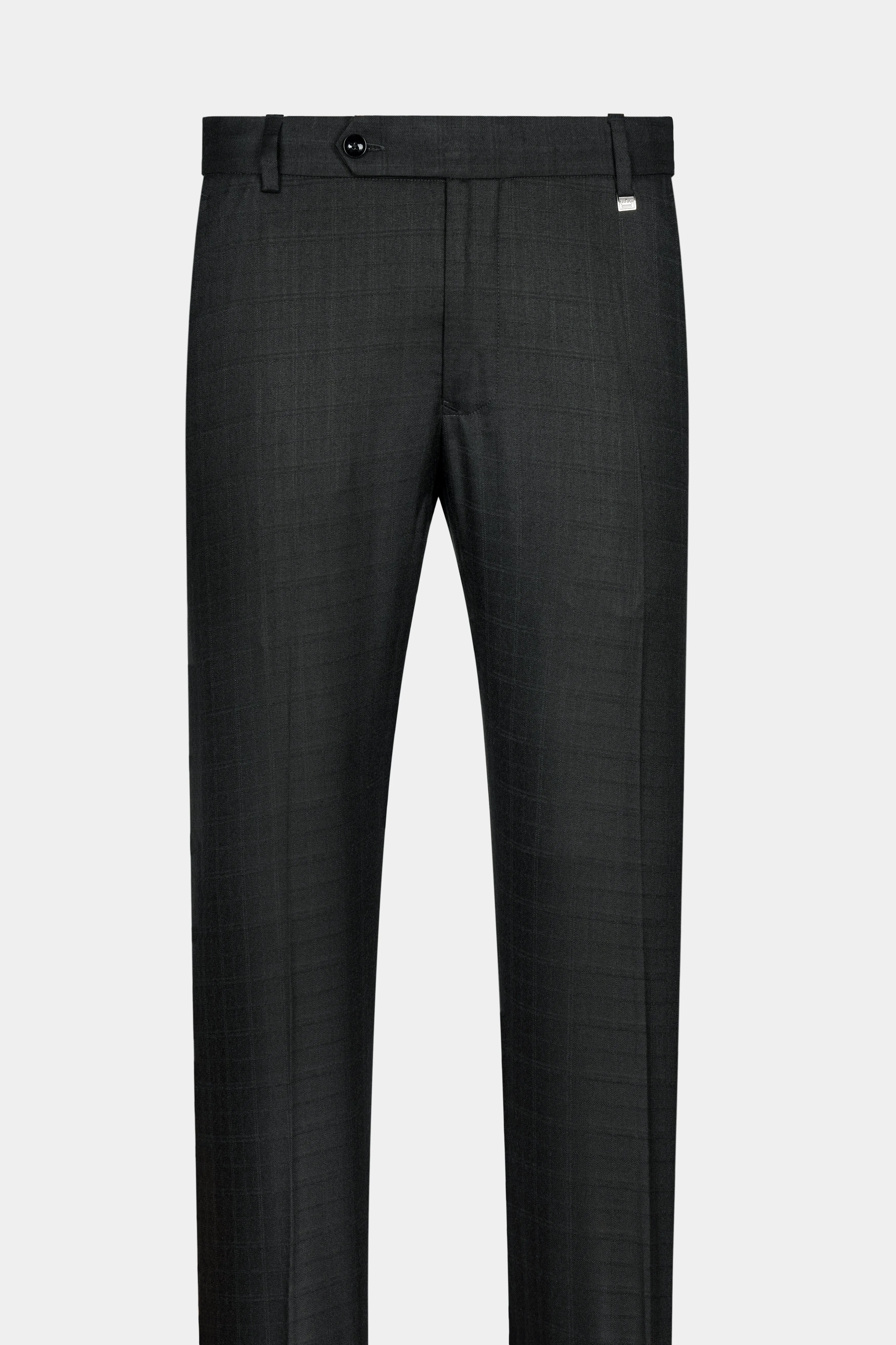 Abbey Gray Subtle Checkered Wool Rich Suit