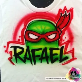 AIrbrush TMNT Character Shirt Design