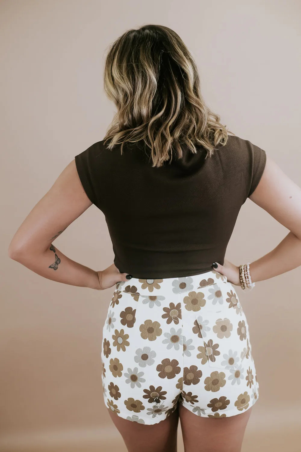 All Business Top, Brown