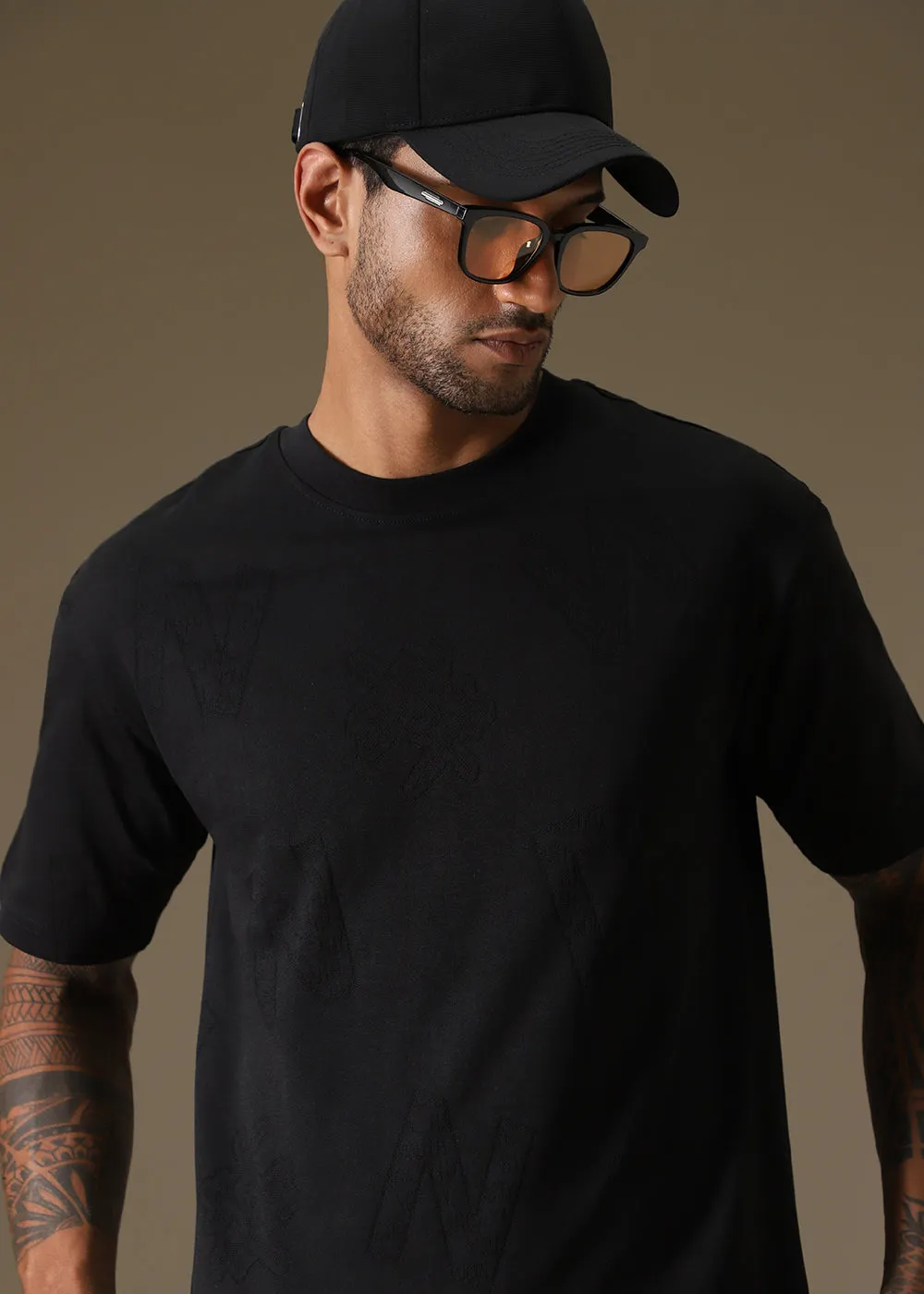 Alpha Black Oversized T-shirt
