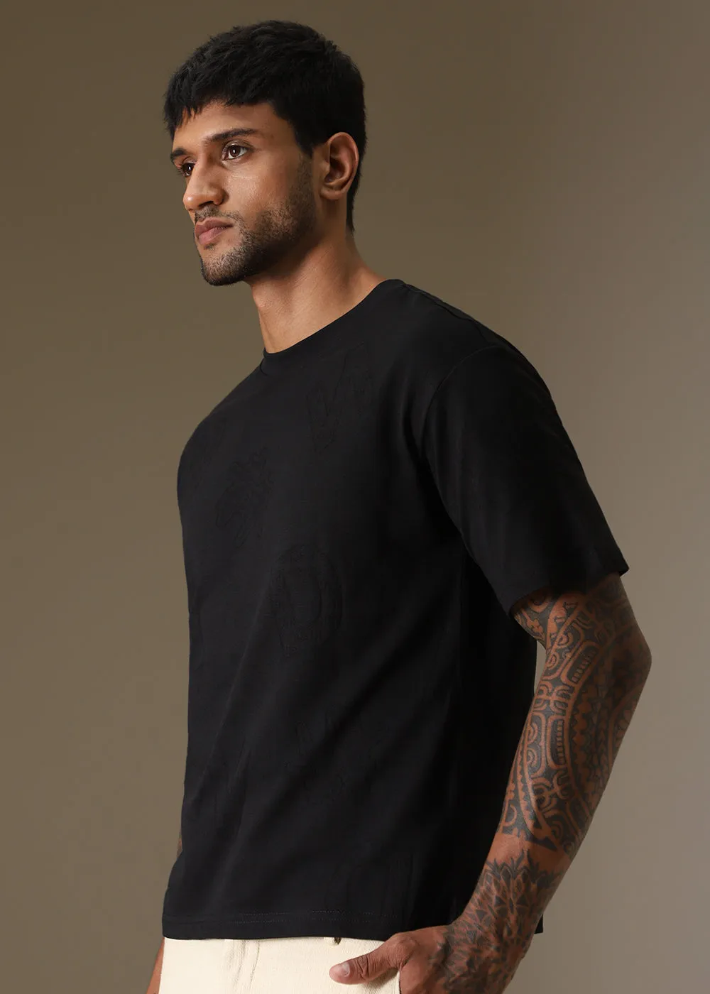 Alpha Black Oversized T-shirt