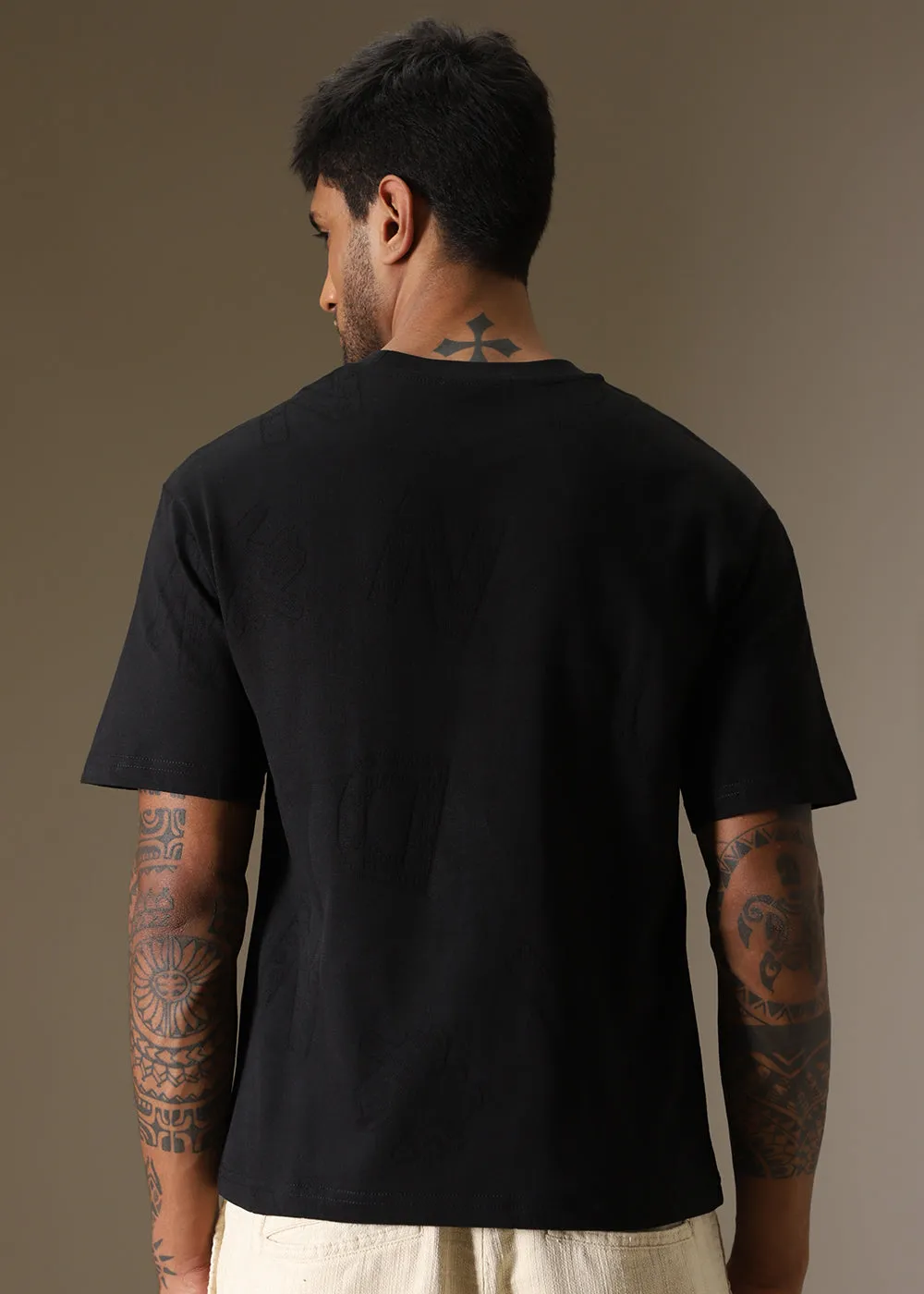 Alpha Black Oversized T-shirt