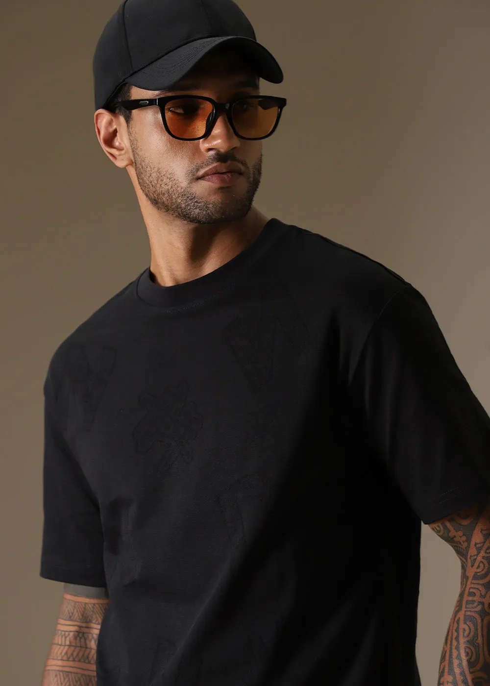 Alpha Black Oversized T-shirt