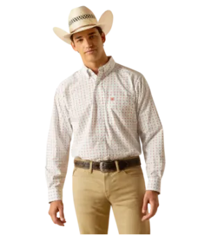 Ariat Men's Kade White Classic Fit Shirt 10048443