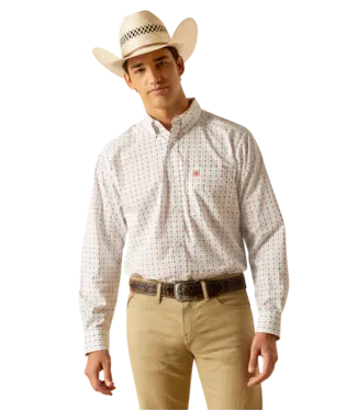 Ariat Men's Kade White Classic Fit Shirt 10048443