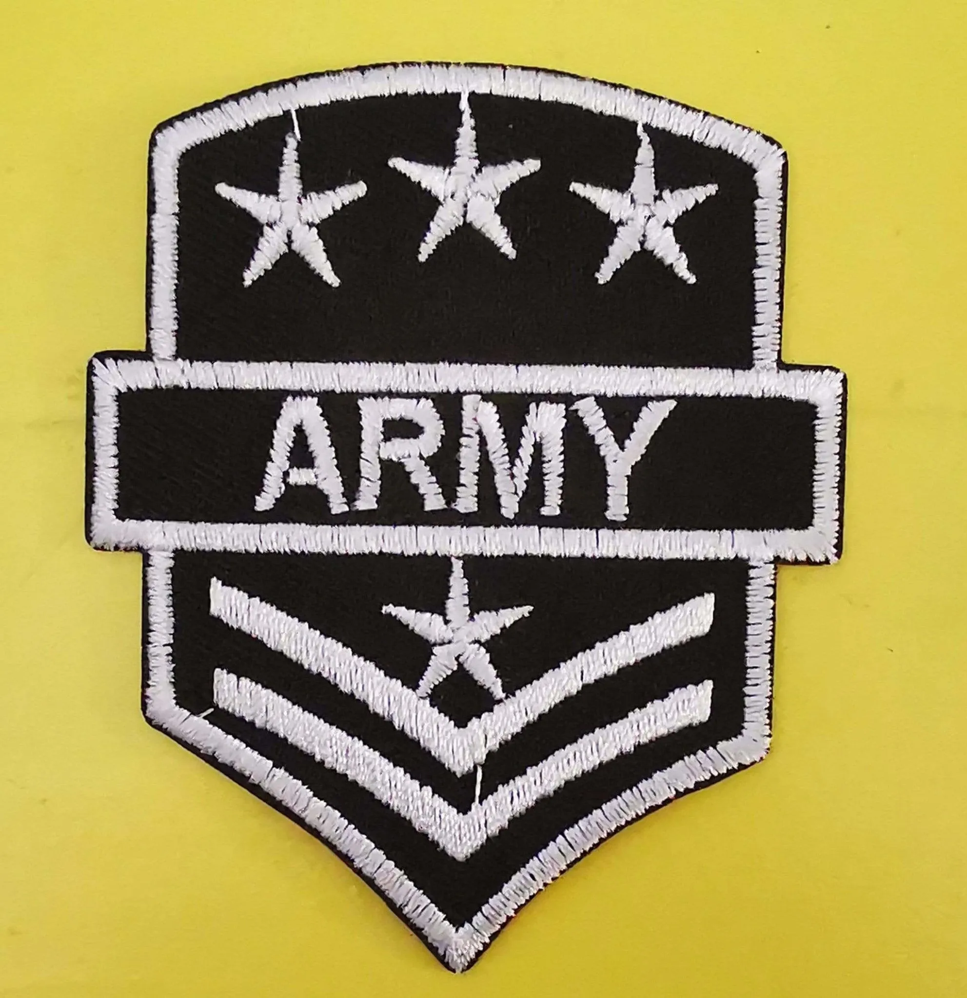 Army Embroidered Iron on Patch