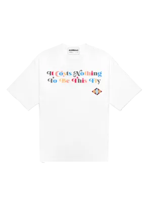ASHLUXE Graphics Print T-shirt - White
