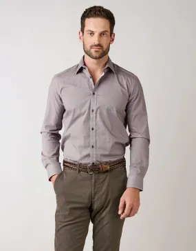 Banks Maroon & Navy Geo Print Shirt
