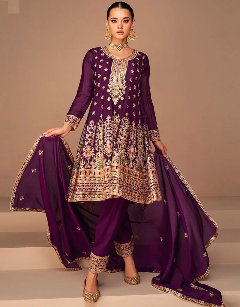 Barossa Pant style Salwar Kameez Semi-Stitched Salwar Kameez