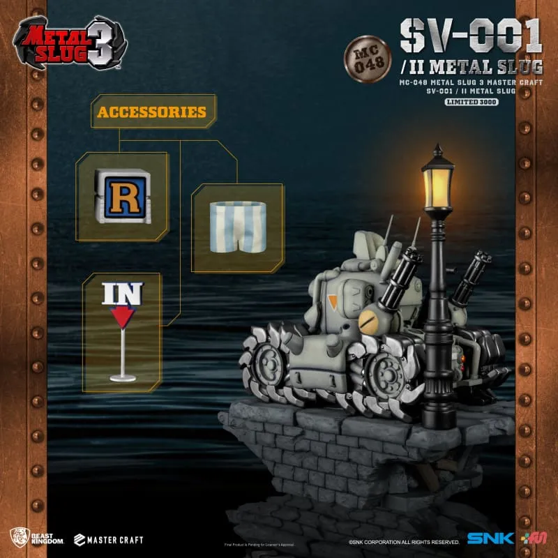 Beast Kingdom MC-048 Metal Slug3 SV-001/II Metal Slug 1:4 Scale Master Craft Figure Statue