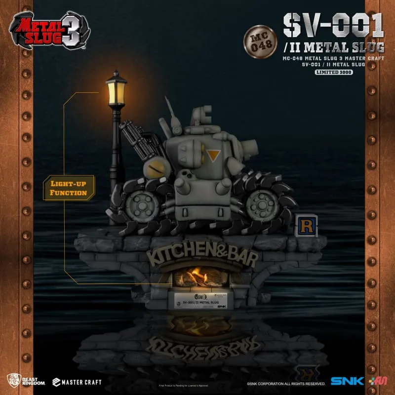 Beast Kingdom MC-048 Metal Slug3 SV-001/II Metal Slug 1:4 Scale Master Craft Figure Statue