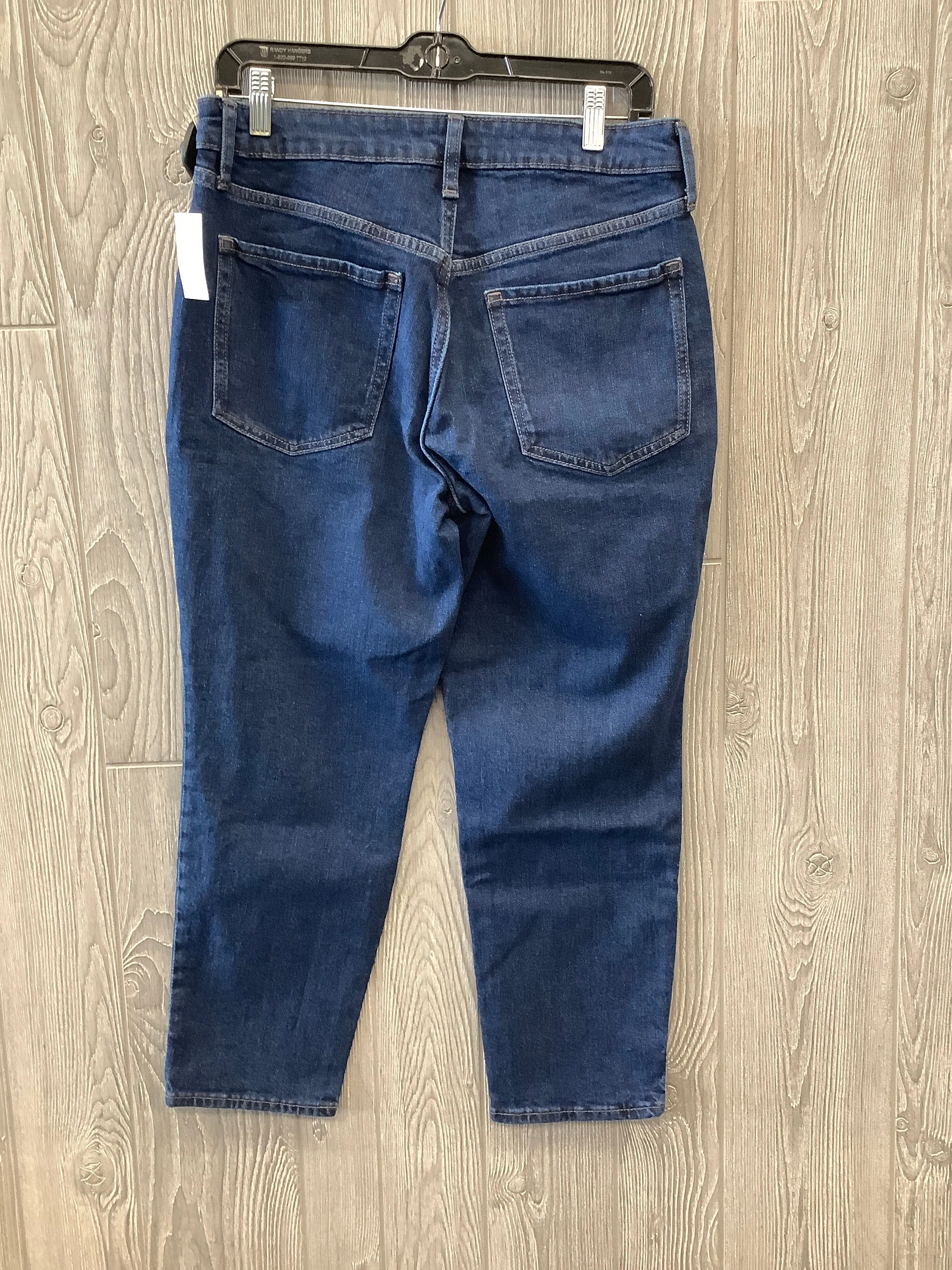 Blue Denim Jeans Straight Old Navy, Size 10petite