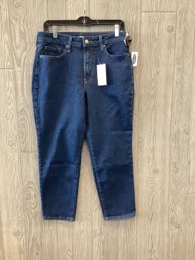 Blue Denim Jeans Straight Old Navy, Size 10petite