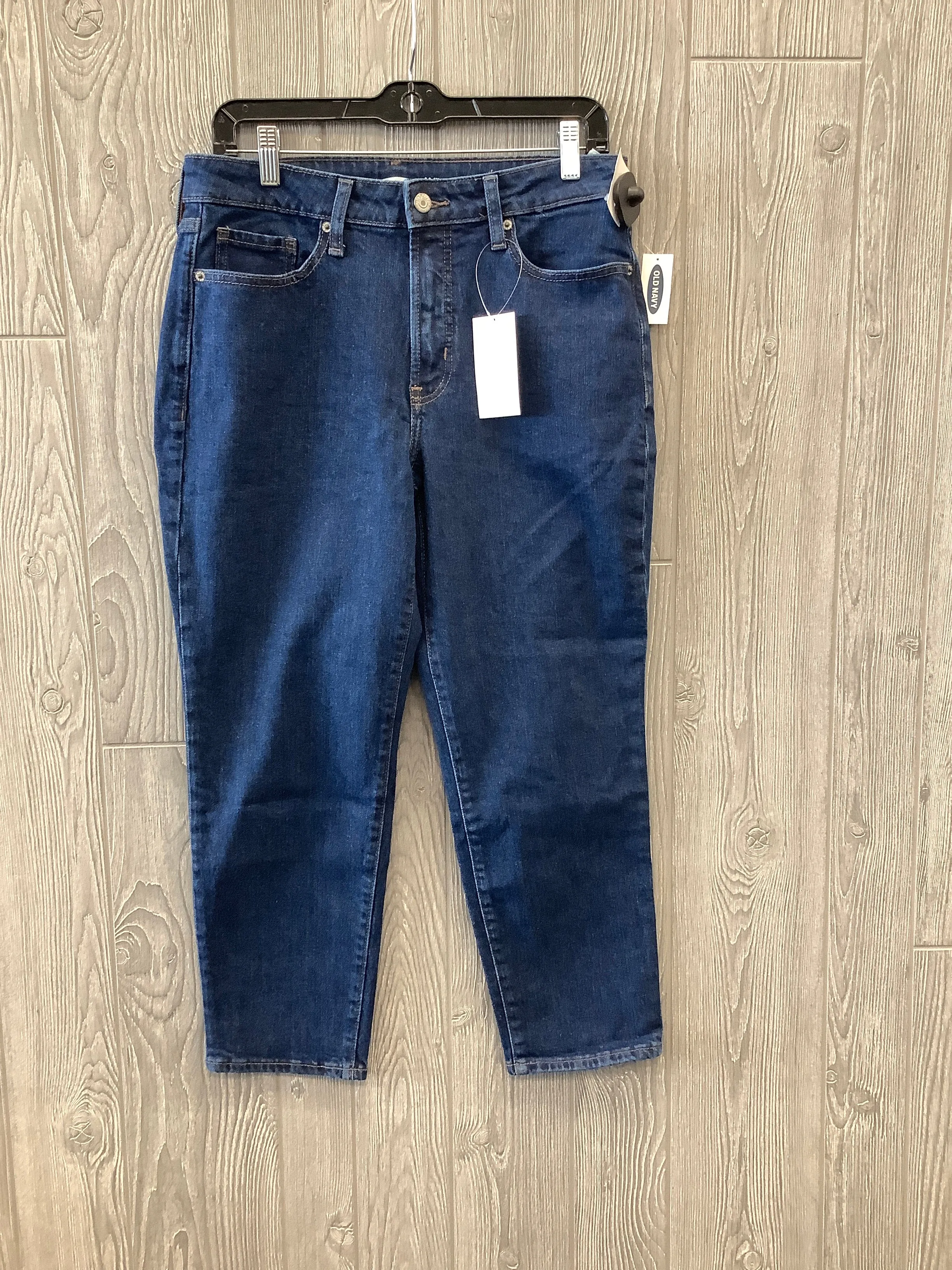 Blue Denim Jeans Straight Old Navy, Size 10petite