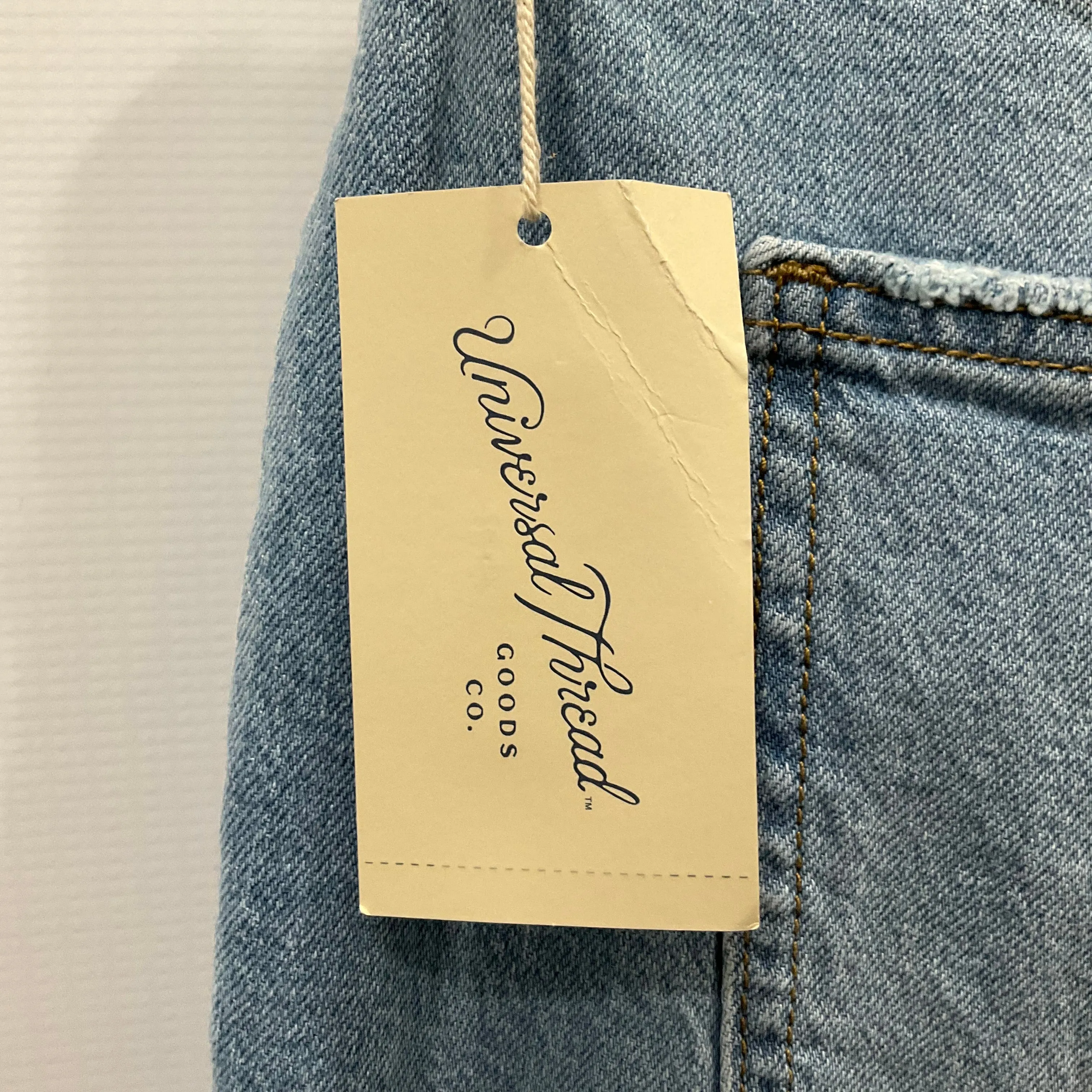 Blue Denim Jeans Straight Universal Thread, Size 12