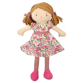 Bonnika Fran Dames Rag Doll with Light Brown Hair - Tikiri
