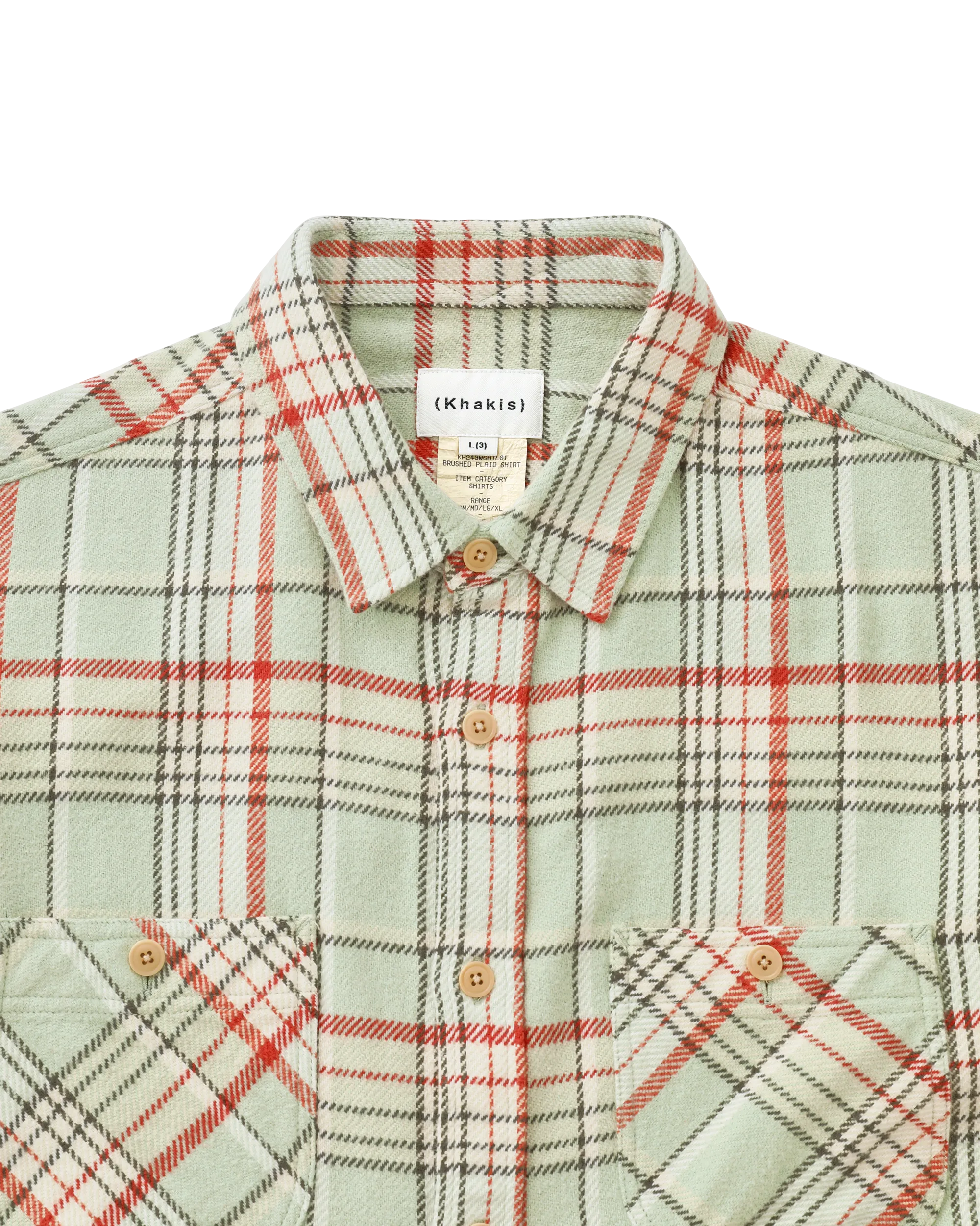 BRUSHED PLAID SHIRT