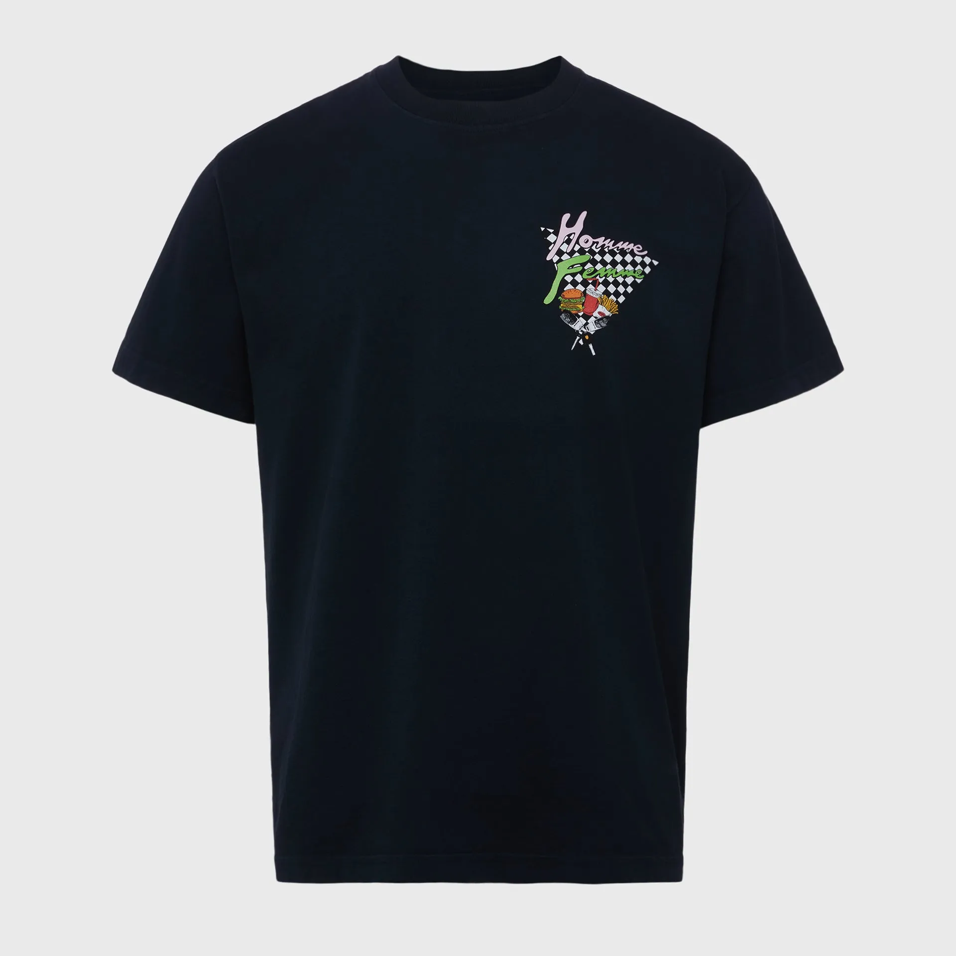 Burgers and Benz Tee Black