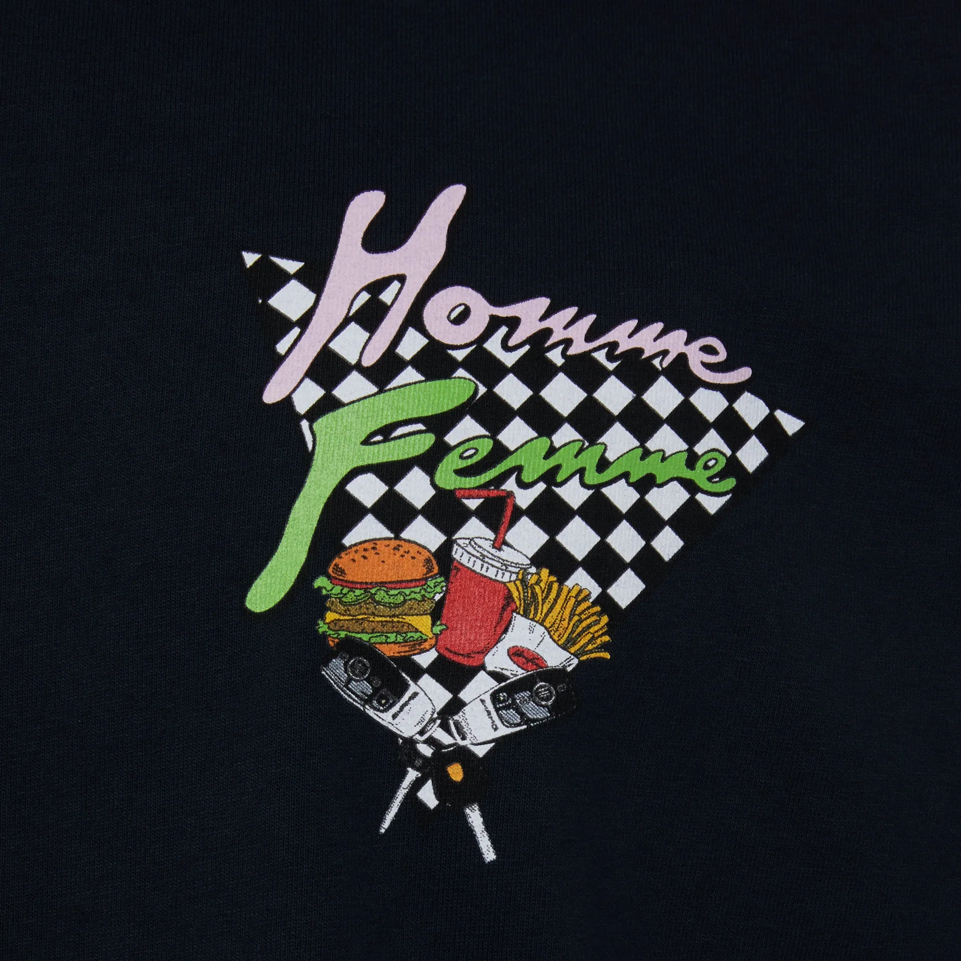 Burgers and Benz Tee Black