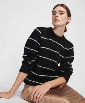 Busy Sweater ~ Oreo Stripe