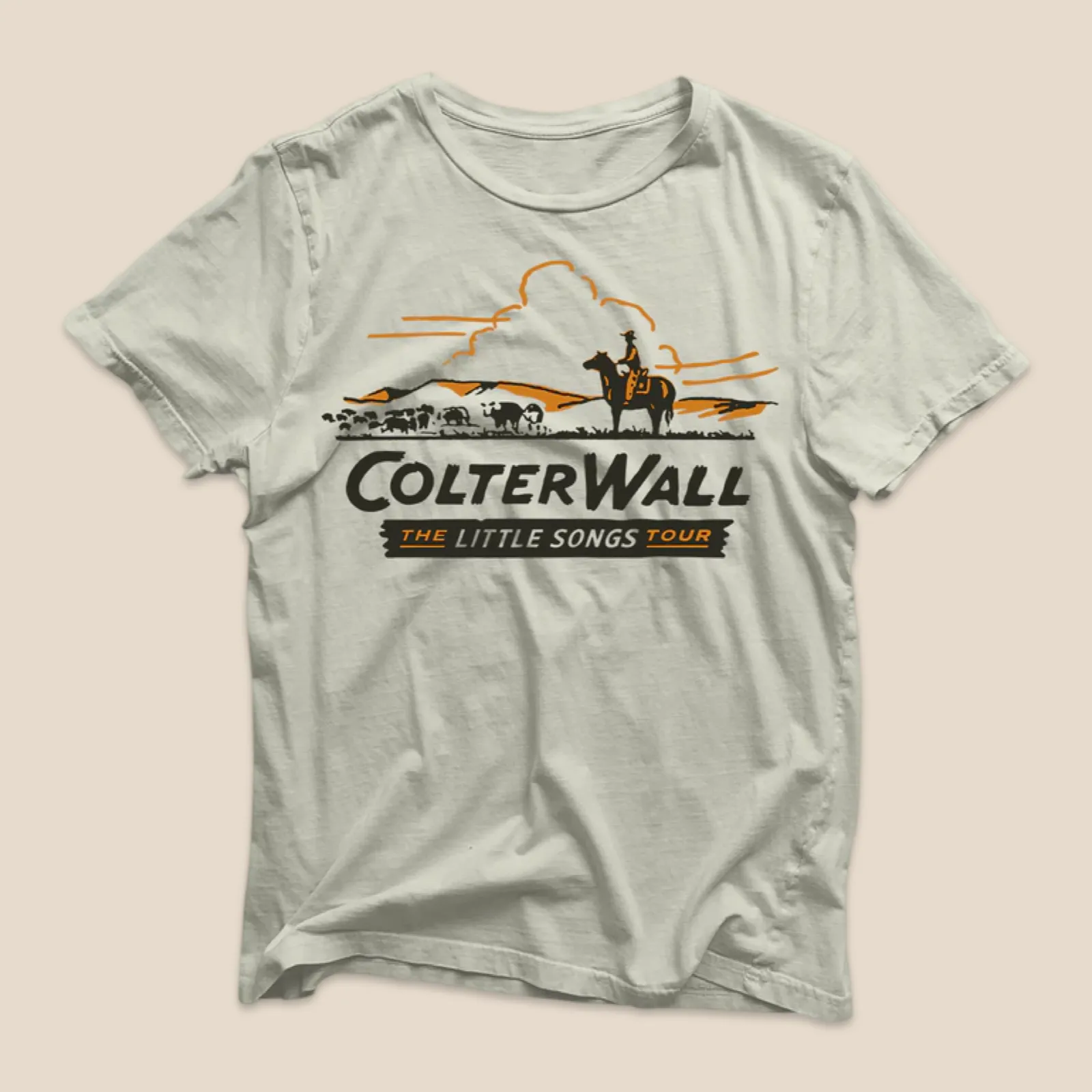Colter Wall 2023 Tour Cream Shirts