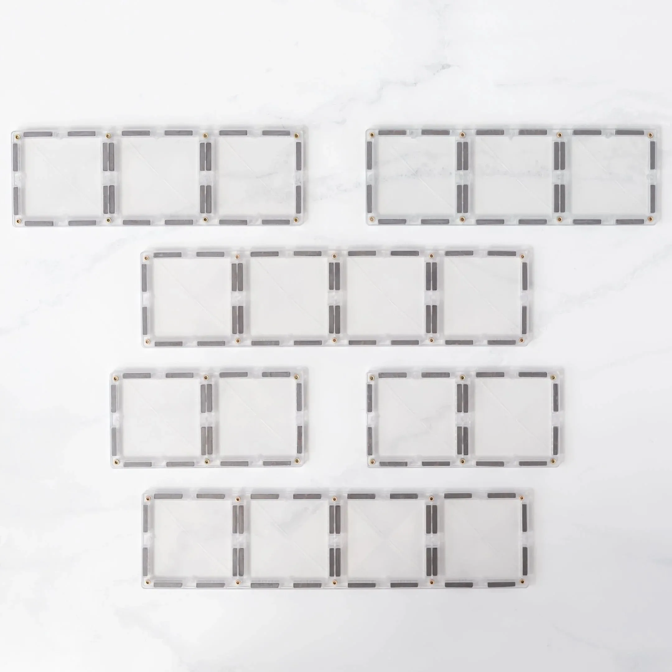 Connetix - Clear Rectangle 12 pc
