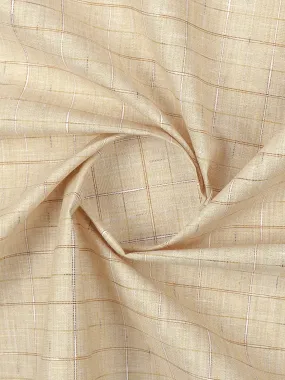 Cotton Sandal Checked Shirt Fabric Galaxy Art