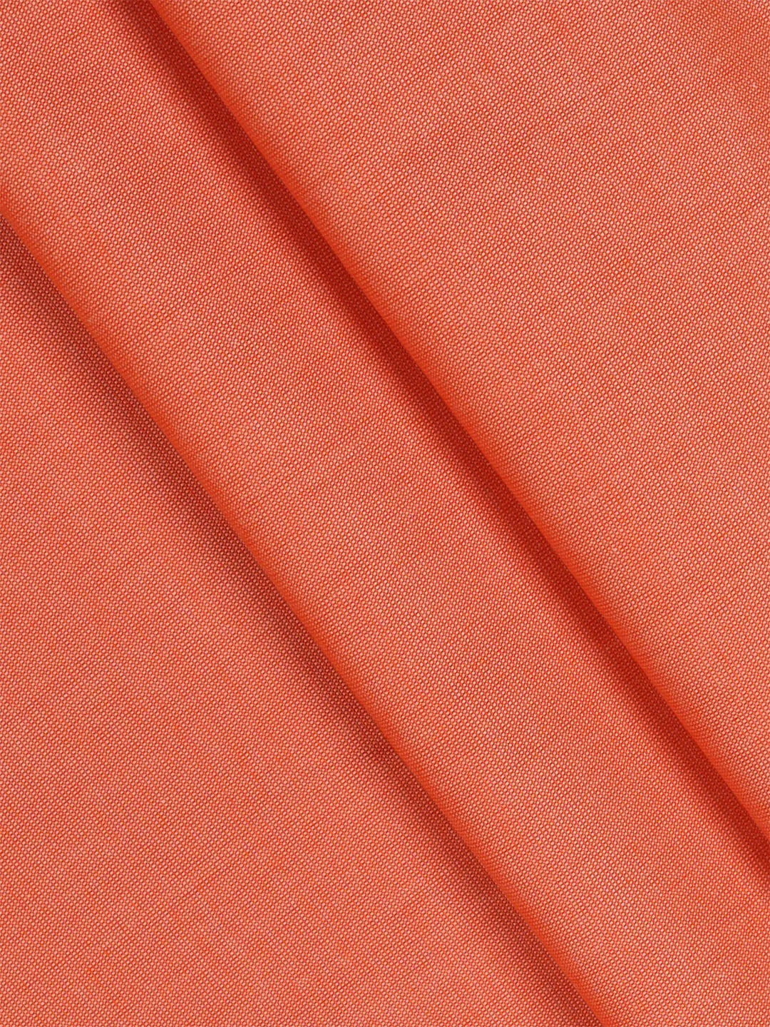 Cotton Solid Lite Orange Shirting Fabric _Coral Bell