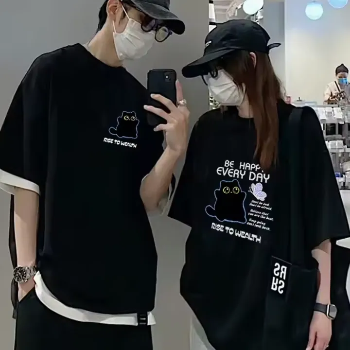 Couple Shirt Cat