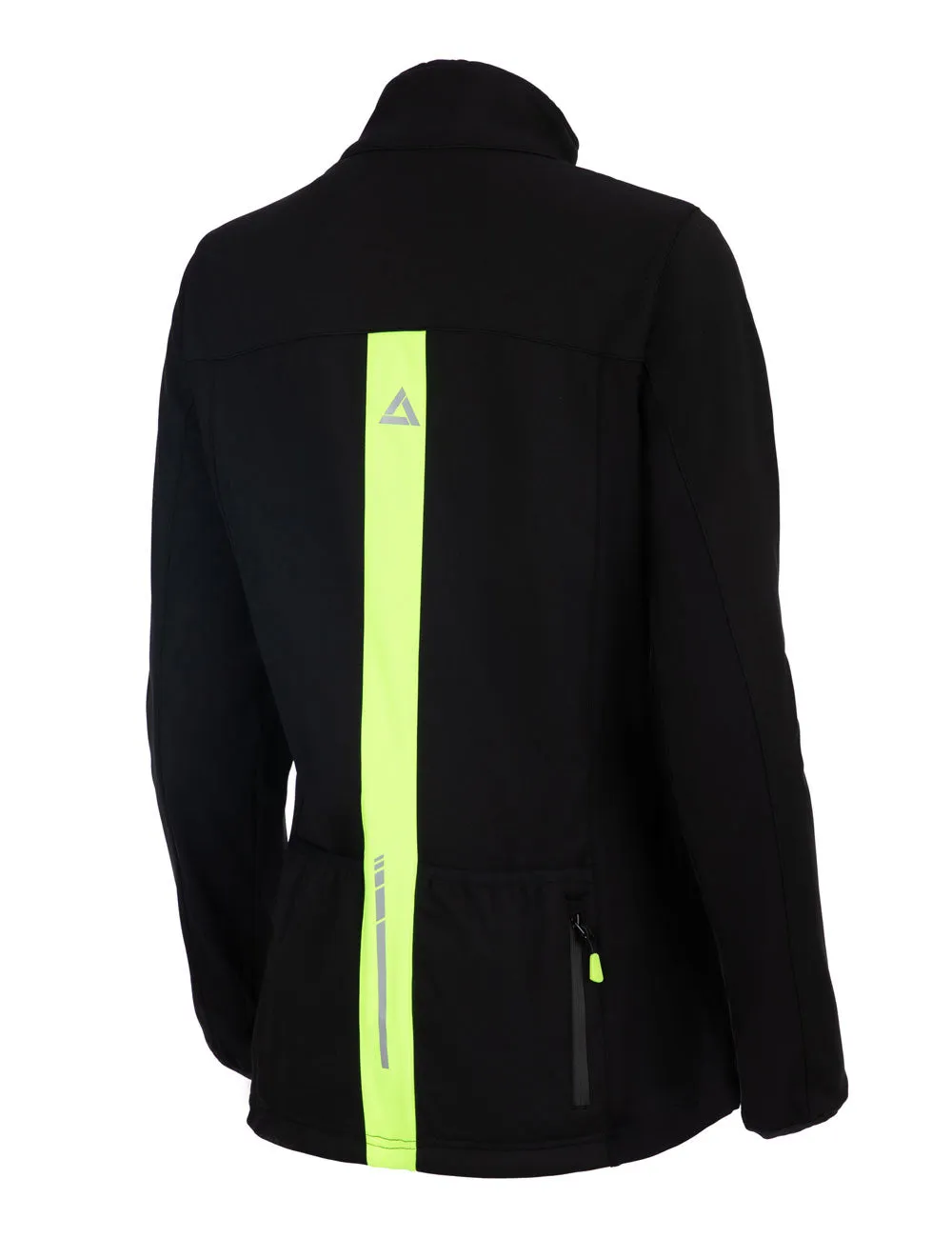 Damen Thermo Softshell Fahrradjacke Pro Line II Schwarz-Neon Setprodukt