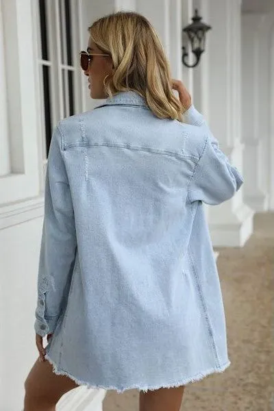 Denim Button Down Shirt