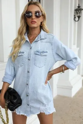Denim Button Down Shirt