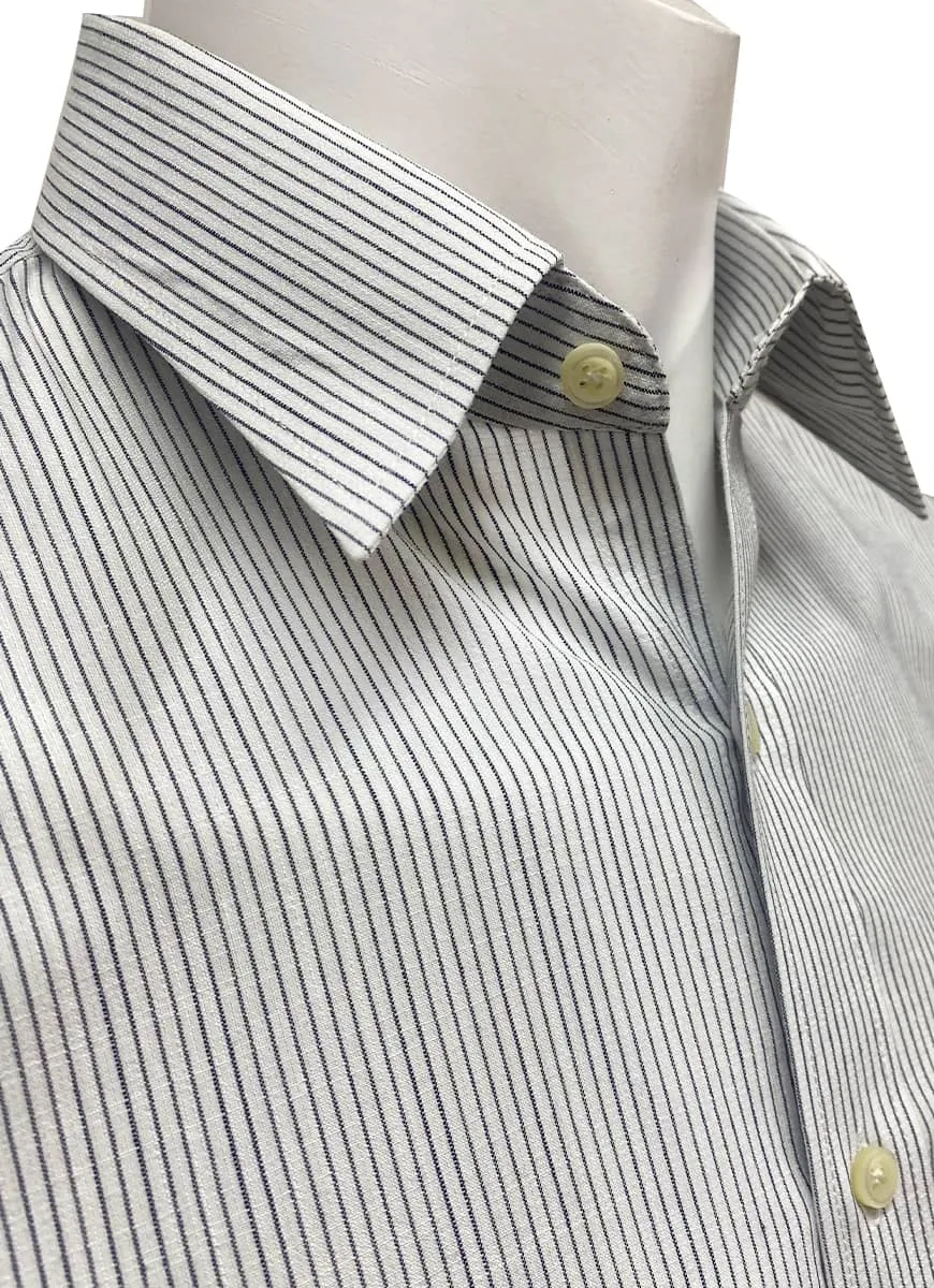 Dirty Black Stripes Charlie Cotton Casual Shirt