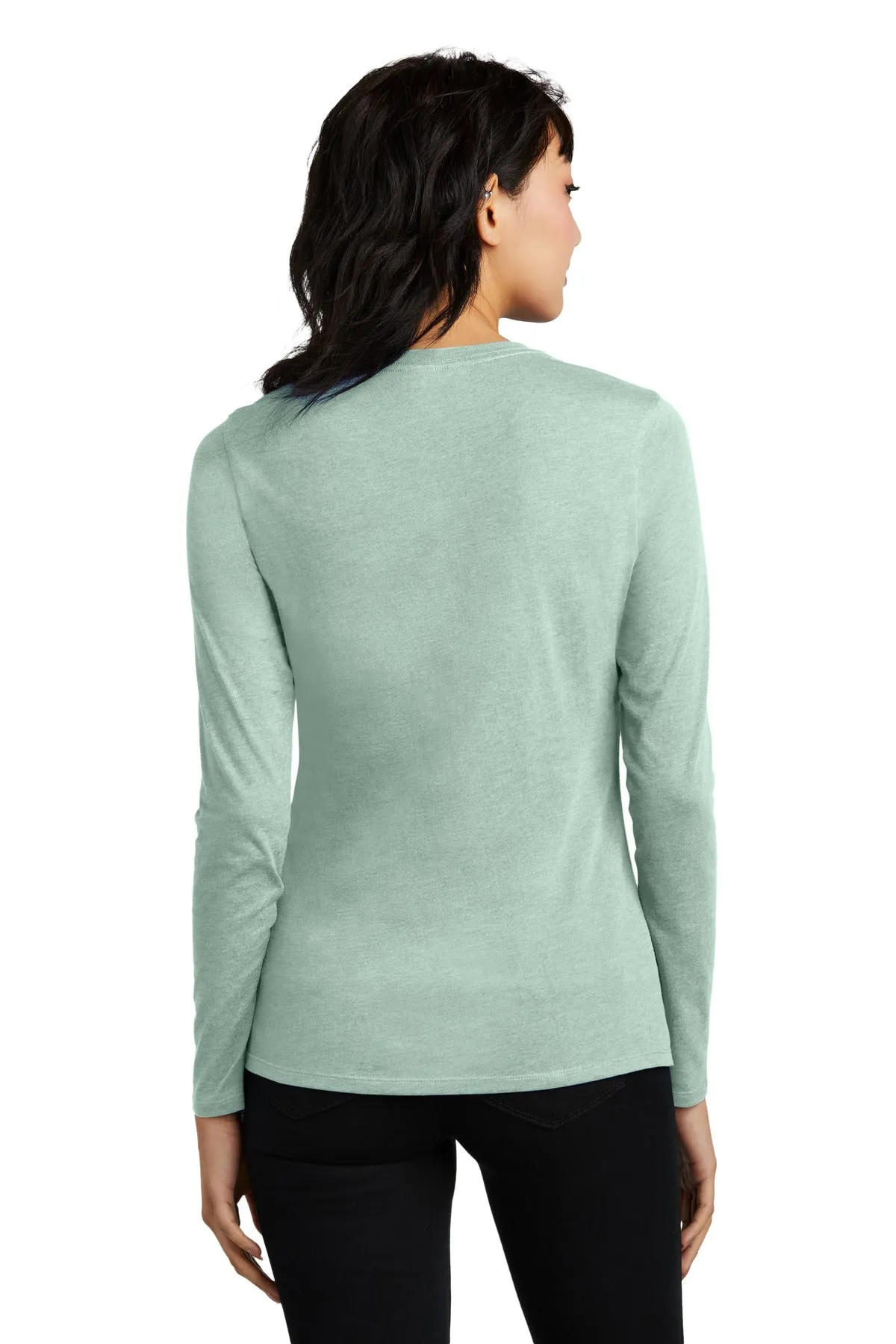 District Women's Perfect Blend CVC Long Sleeve Tee DT110