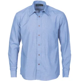 DNC Classic Mini Check Houndstooth Business Shirt  L/S (4172)