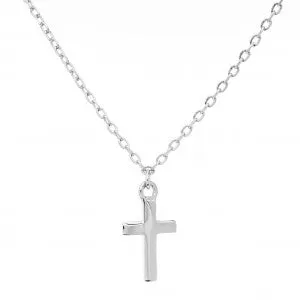 Fine Chain Cross Necklace