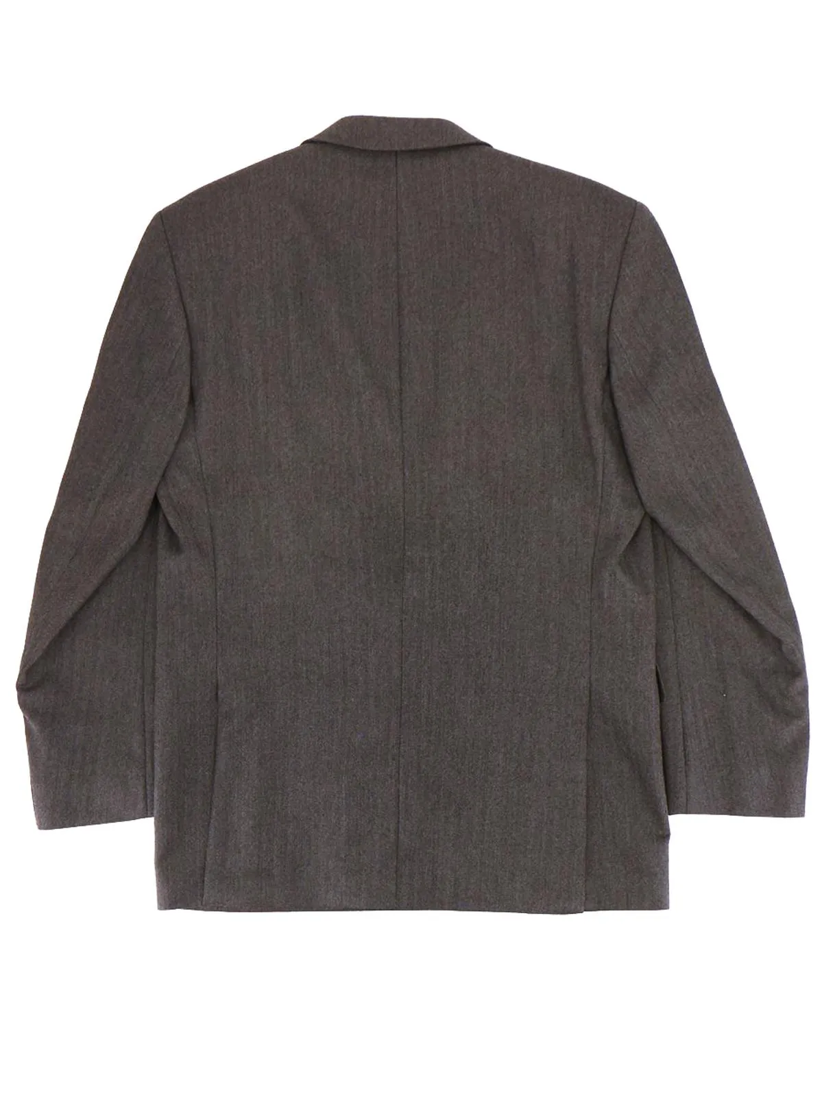 Forties Look Dark Grey Herringbone Wool Suit
