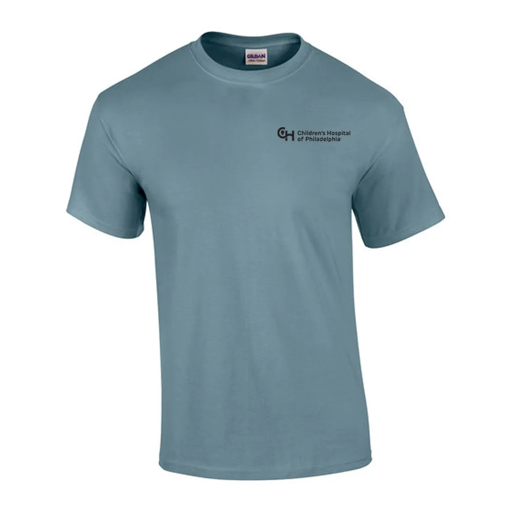Gildan 6.1oz 100% Cotton Neutral Color T-Shirt With Black CHOP Logo