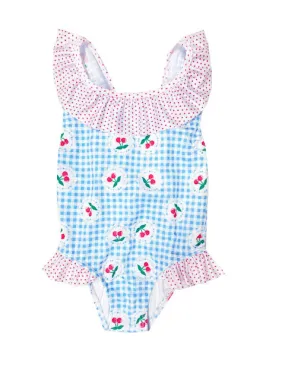 Girl's "Cherries" Swimsuit