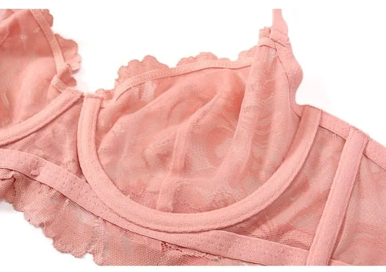 High-Quality Lace Bra Set