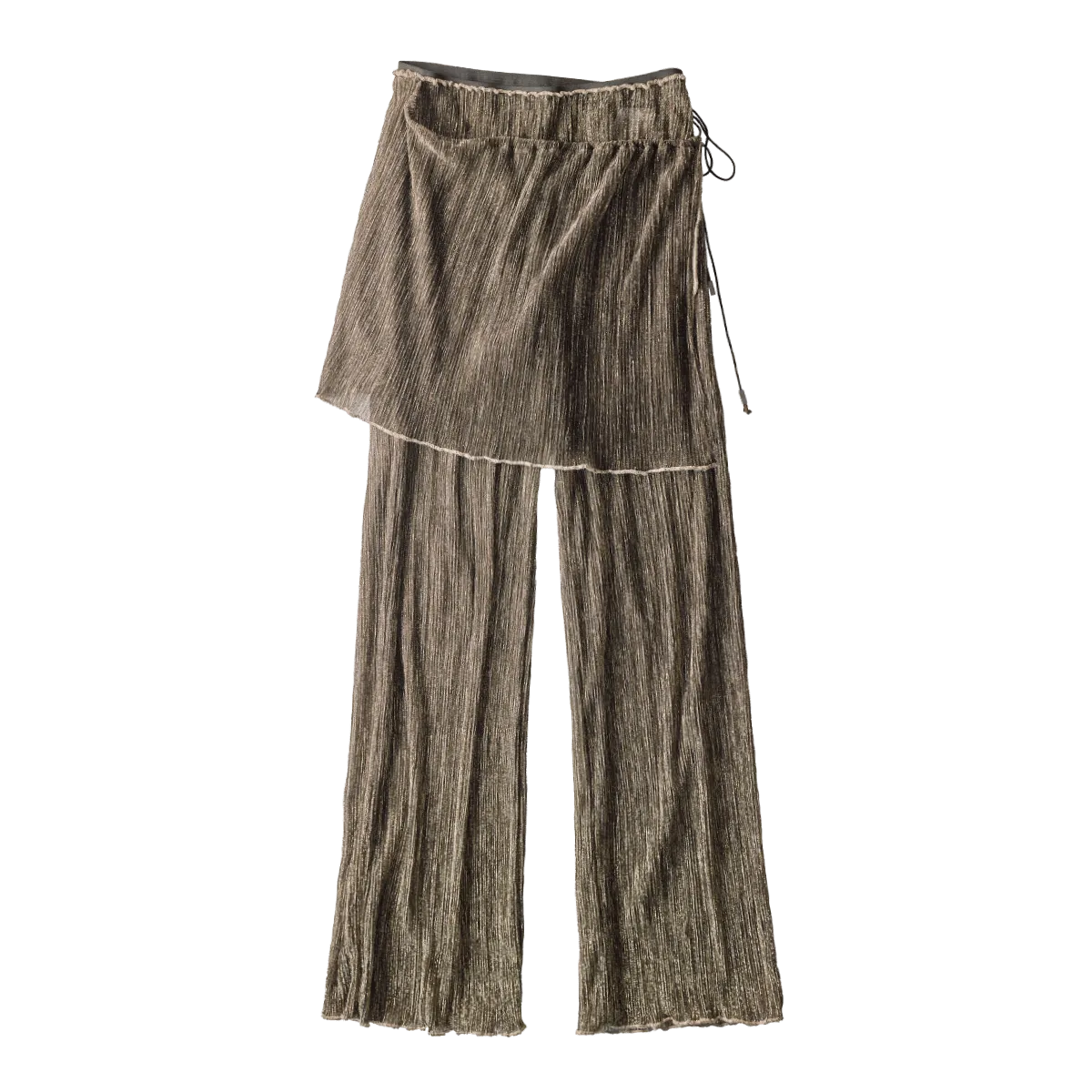 Lame roll pants