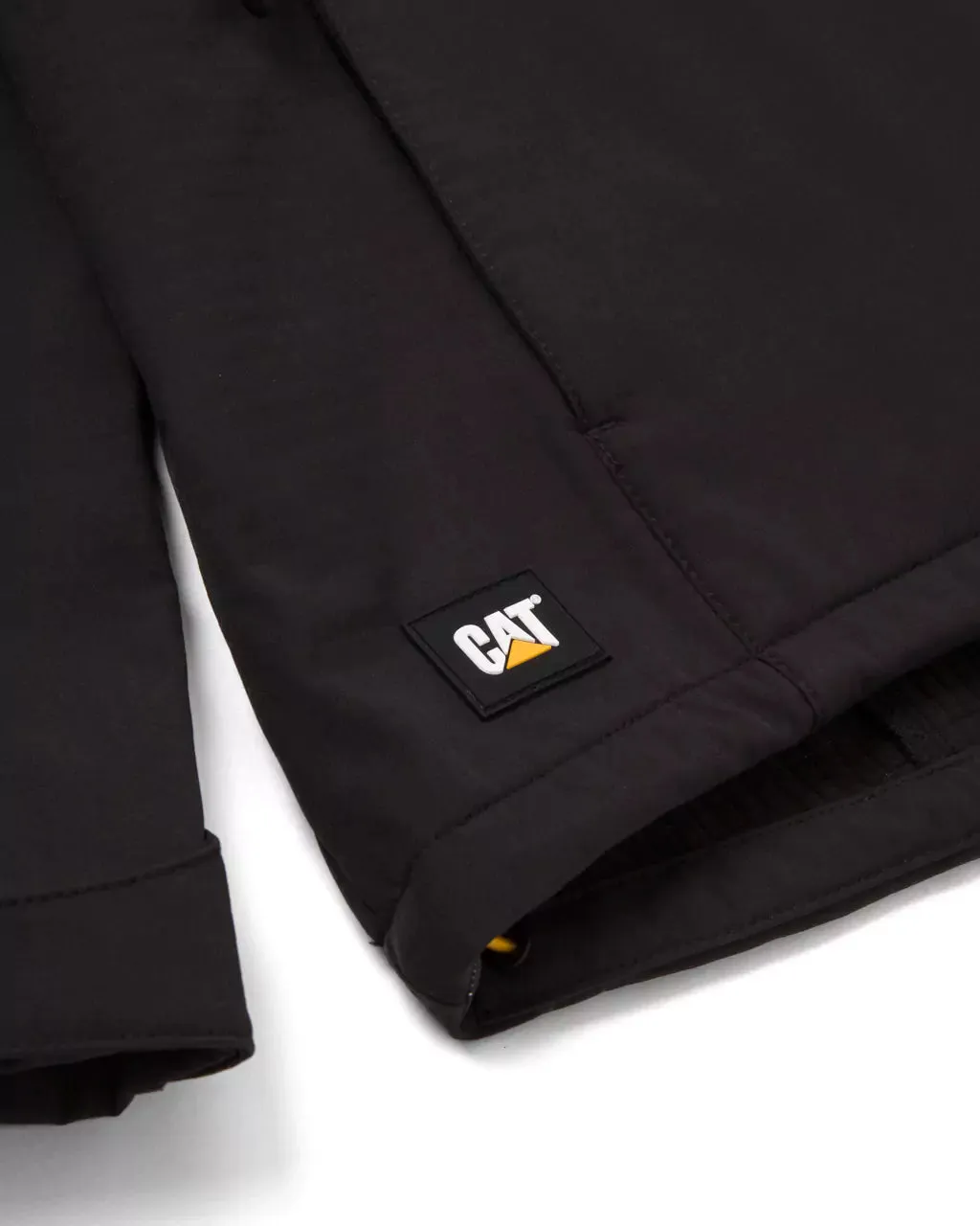 Men's Grid Fleece Bonded Softshell Work Jacket