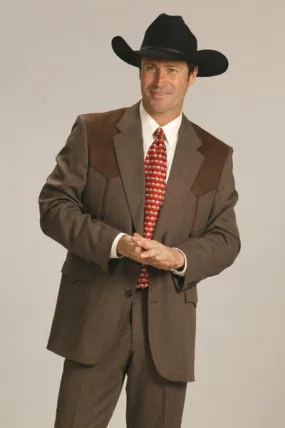 Men's Heather Boise (CC29-76CHESTNUT) Western Suit Coat - Chestnut